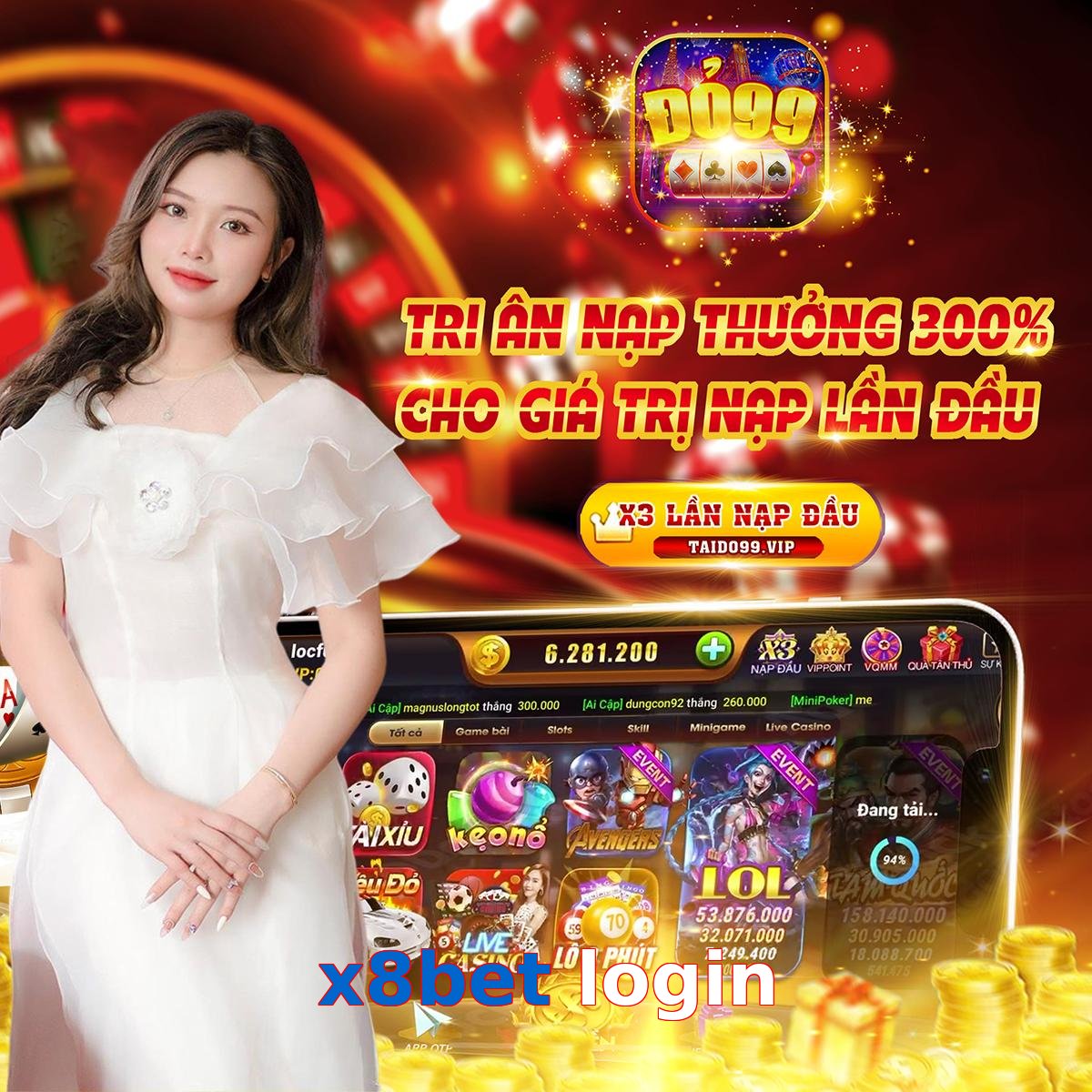 x8bet login